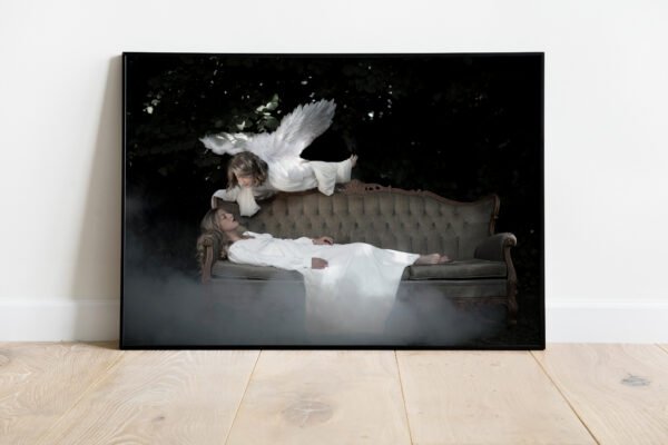 Photo frames mockup The last kiss
