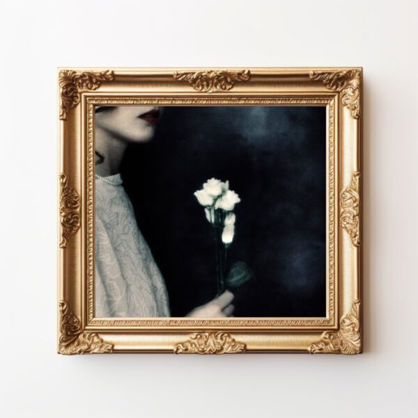 50 Antique frame V2 - 4 Je suis dans les ténèbres mais j’ai l’amour de la lumière